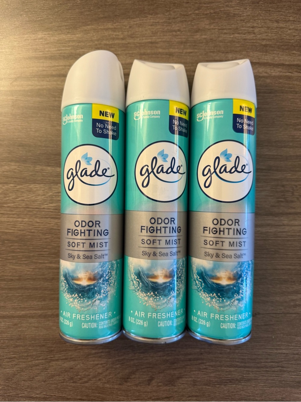 Glade Sky & Sea Salt Soft Mist Air Freshener - Turquoise & White (3 Pack)